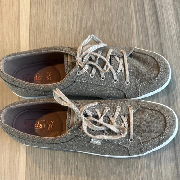 Keds Women's Center II Cotton Slub Sneakers Size 9.5 - Picture 2 of 7